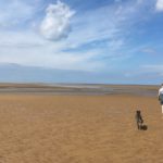 The remote beach at Stiffkey